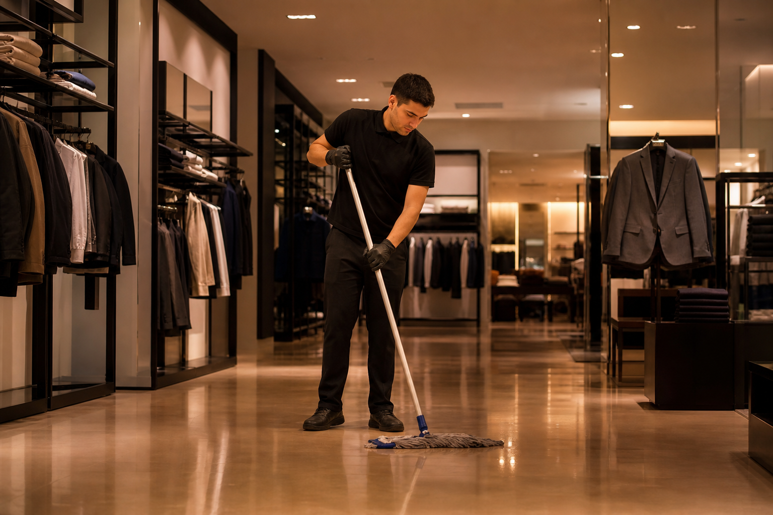 Neteja de locals comercials i horaris a Barcelona
